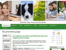 Tablet Screenshot of marlenheim-mag.com